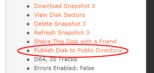 Publish Disk